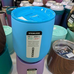 CORKCICLE 12OZ STEMLESS CUP SANTORINI